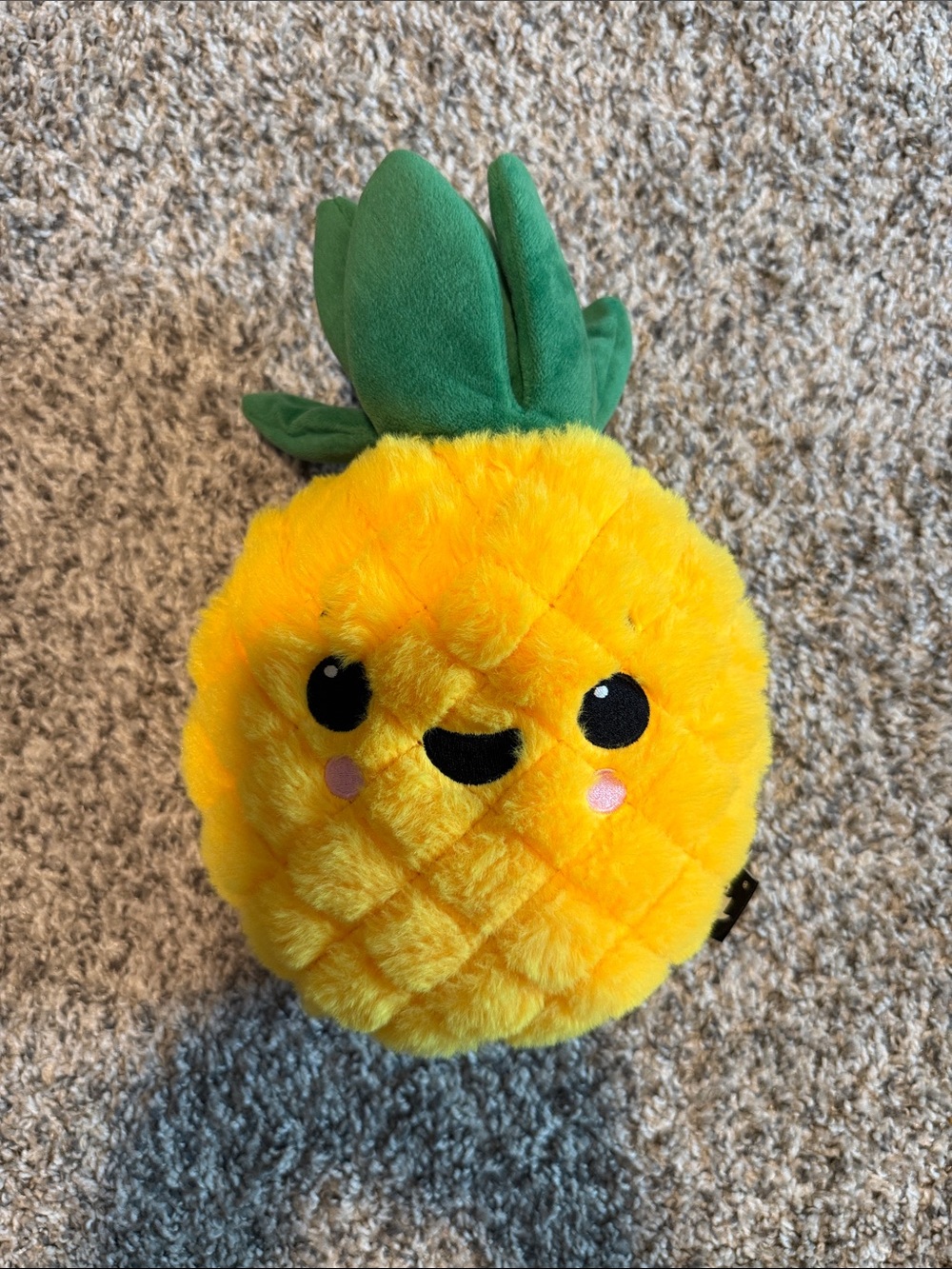Hey Bear Plush Pineapple Coin Purse - Yellow & Green Kawaii